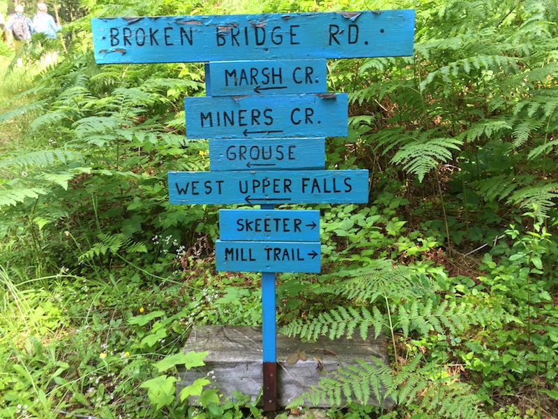 Trail signs